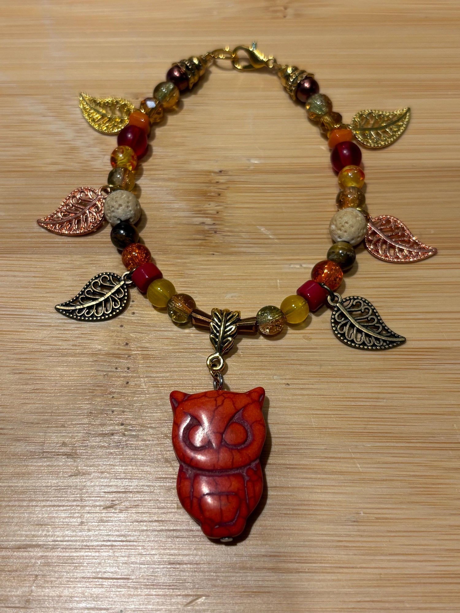 Emberfeather - Handmade Beaded Charm Bracelet