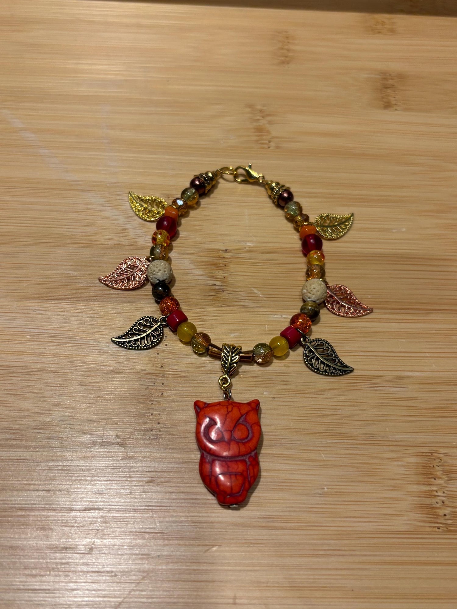 Emberfeather - Handmade Beaded Charm Bracelet