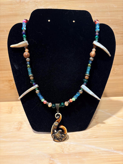 Boat Snack! - Handmade Beaded Necklace