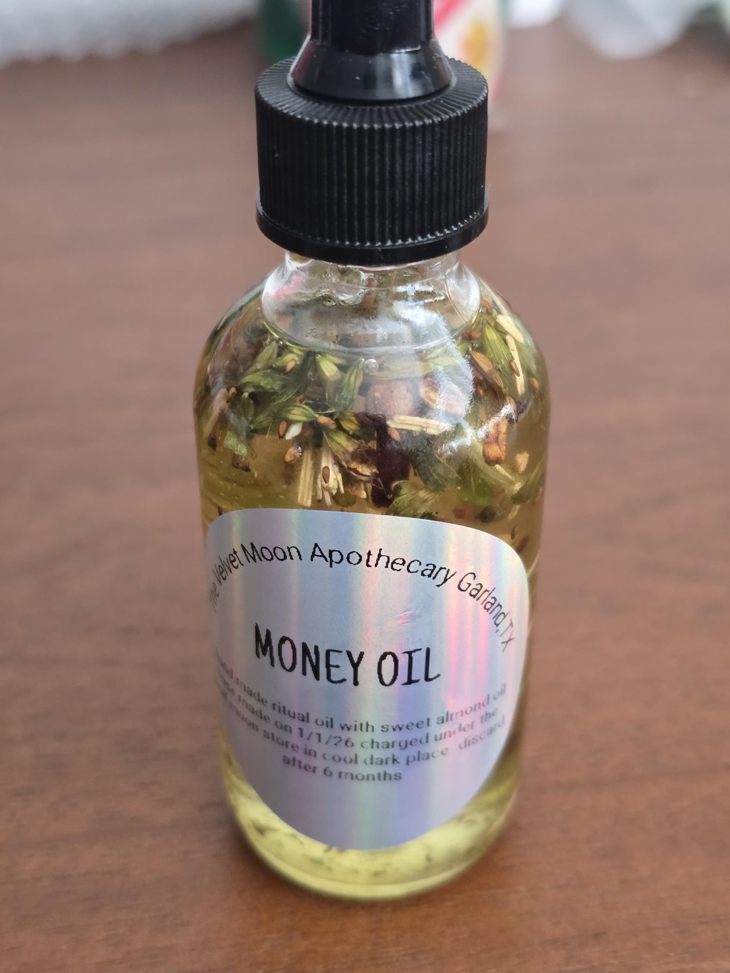 Handcrafted Ritual Oils– Attraction, Romance/  Money, Abundance/Protection Energy
