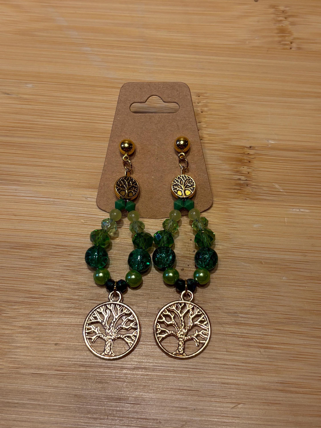 Tree Life - Handmade Beaded Earrings