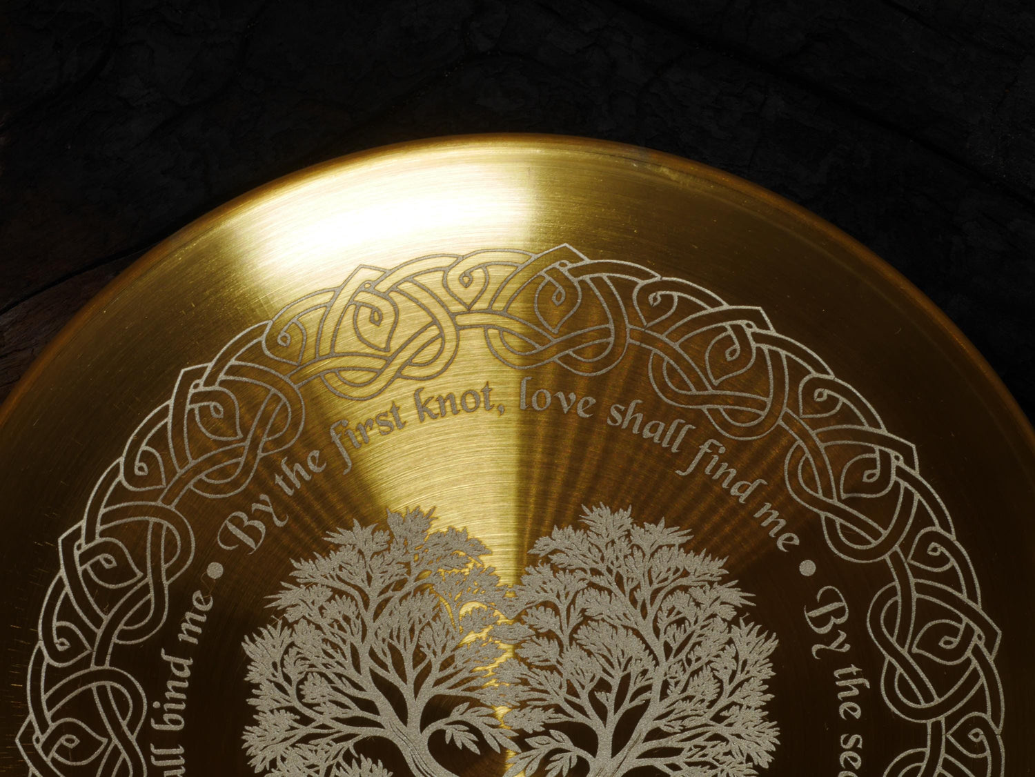 Gold Toned Love &amp; Soul Mate Attraction Altar/Offering Tray