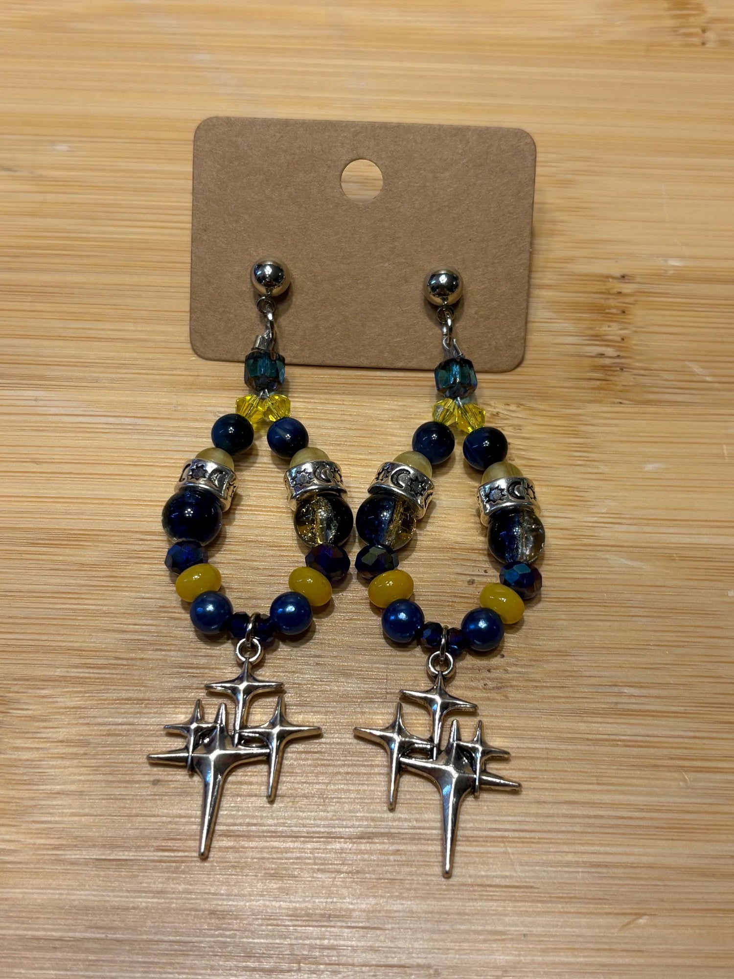 Harvest Night - Handmade Beaded Earrings