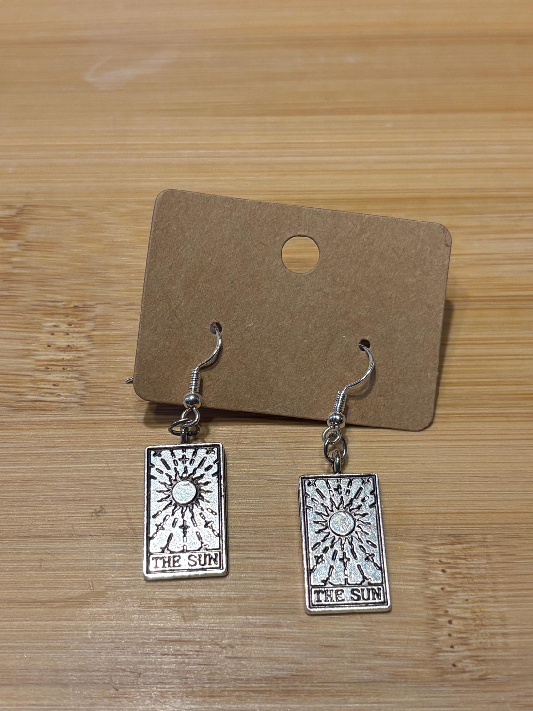 Sun Card - Handmade Beaded Earrings
