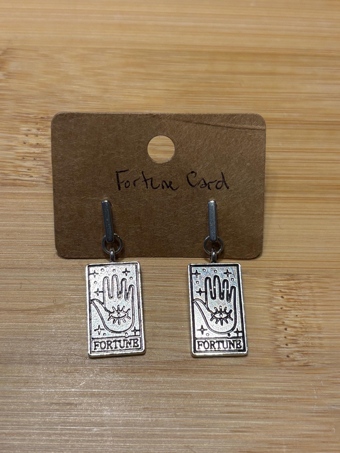 Fortune Card - Handmade Beaded Earrings