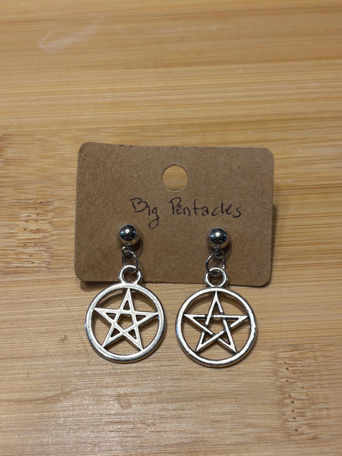 Big Pentacles - Handmade Beaded Earrings