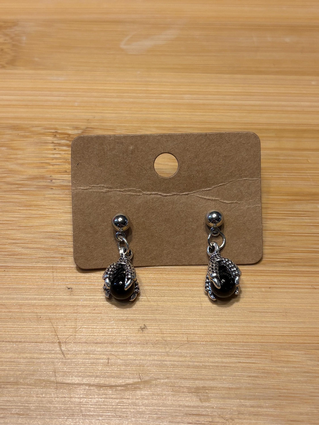 Dark Claw - Handmade Beaded Earrings