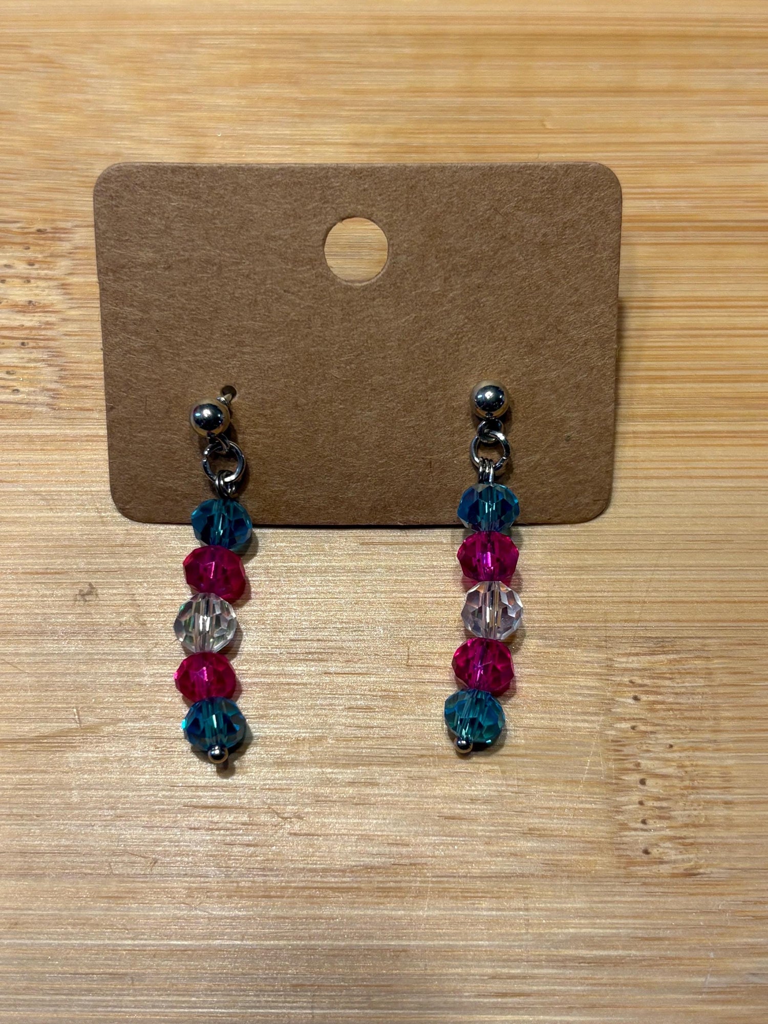 Trans Pride - Handmade Beaded Earrings