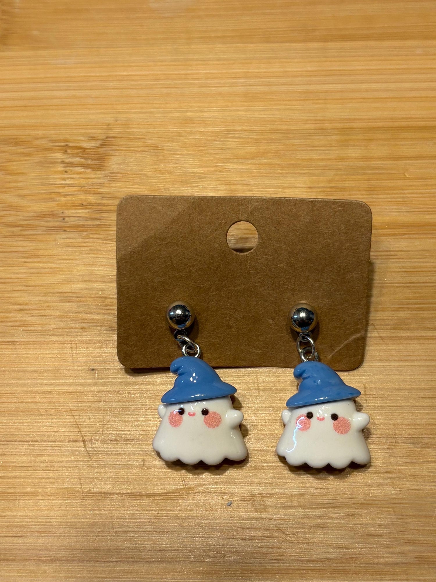Ghosties - Handmade Beaded Earrings