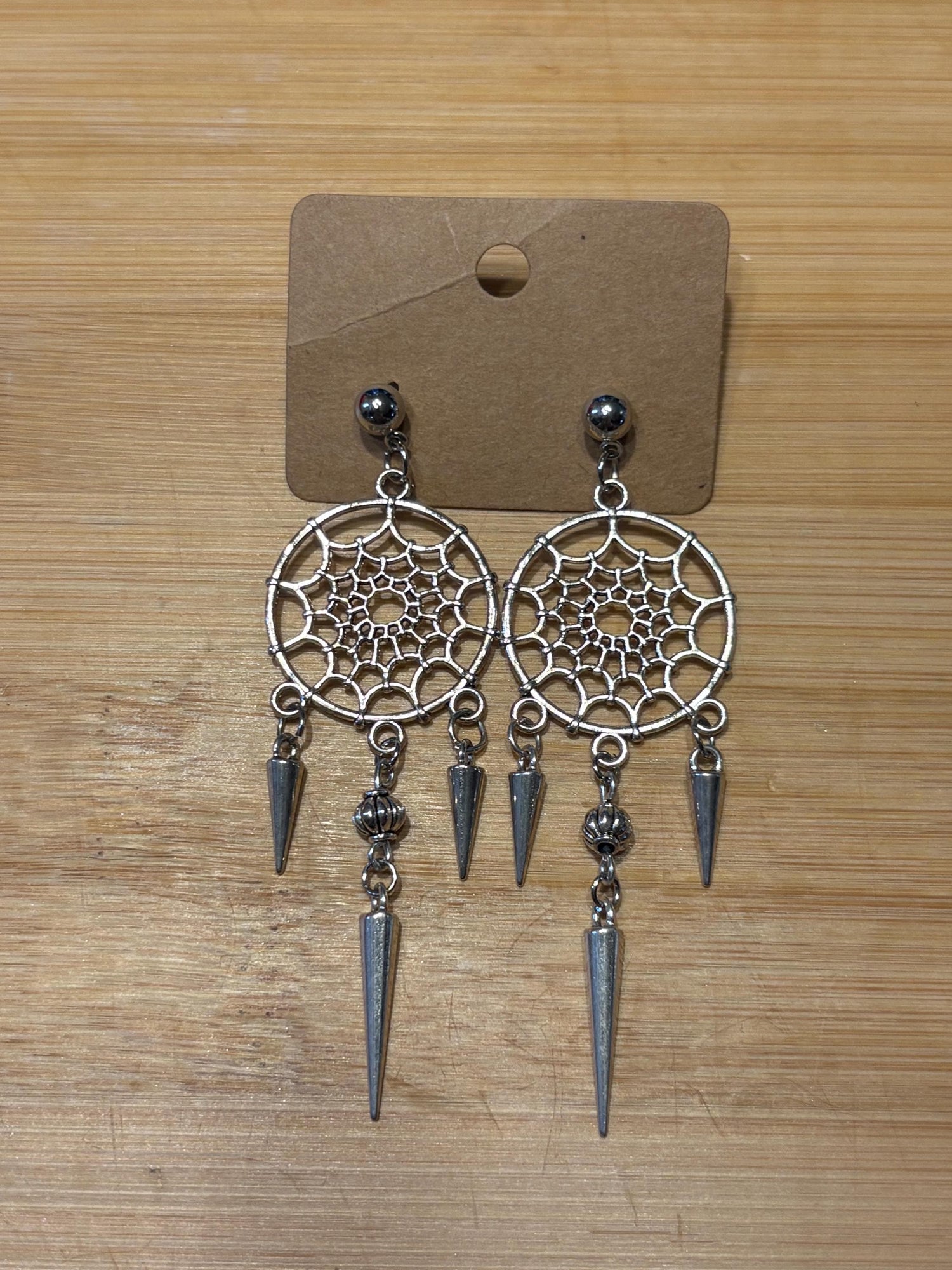 Metallic Dreams - Handmade Beaded Earrings