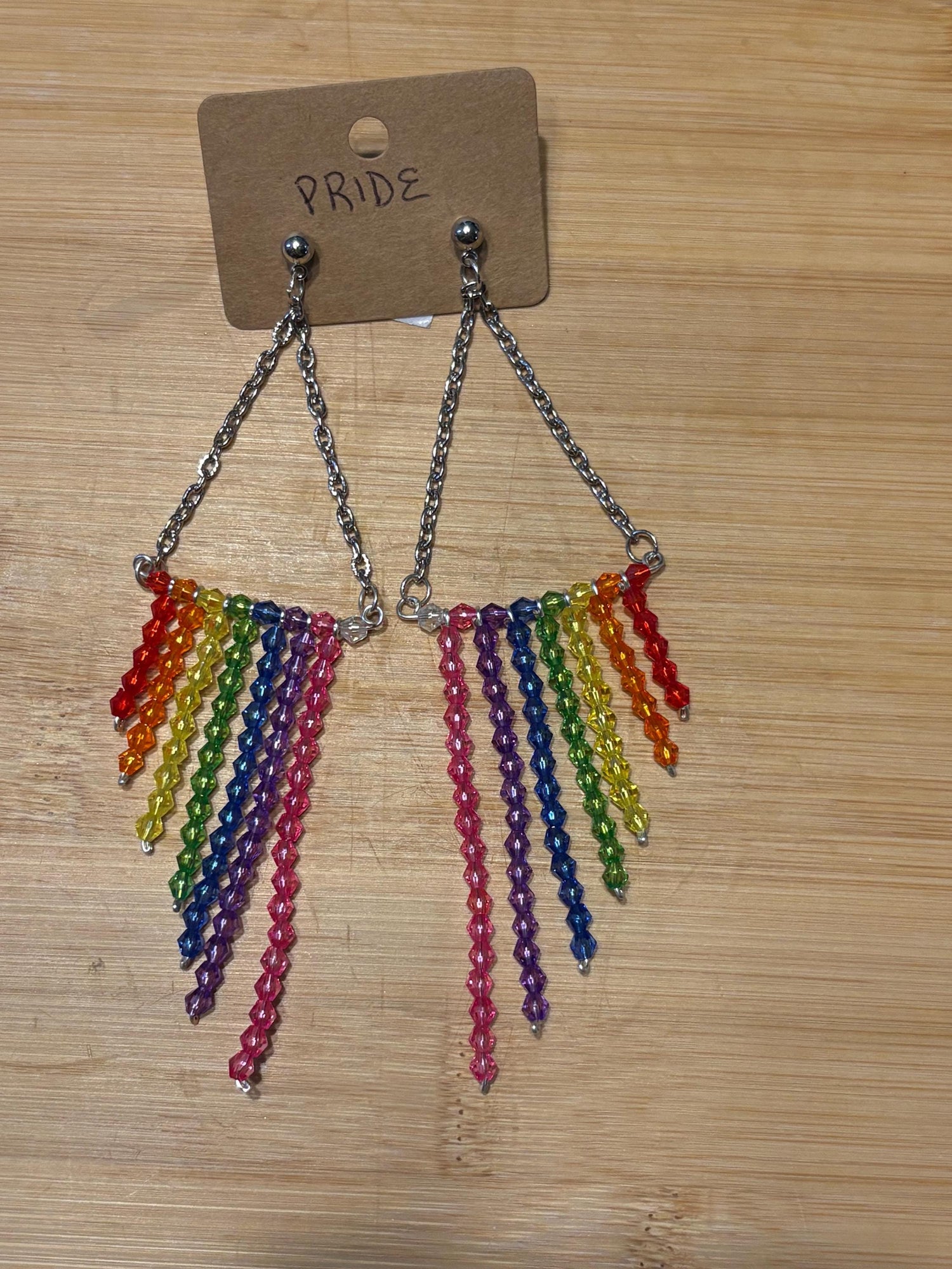 Pride 2 - Handmade Beaded Earrings