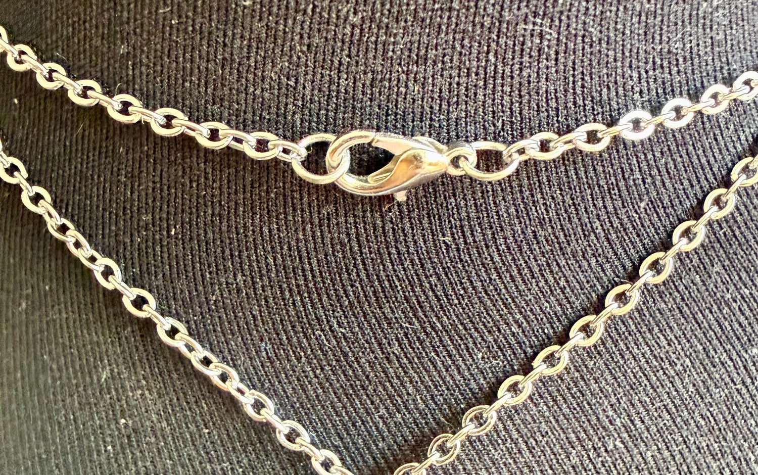 Lilith Sigil Necklace with Garnet, Rose Quartz, and Obsidian Beads.