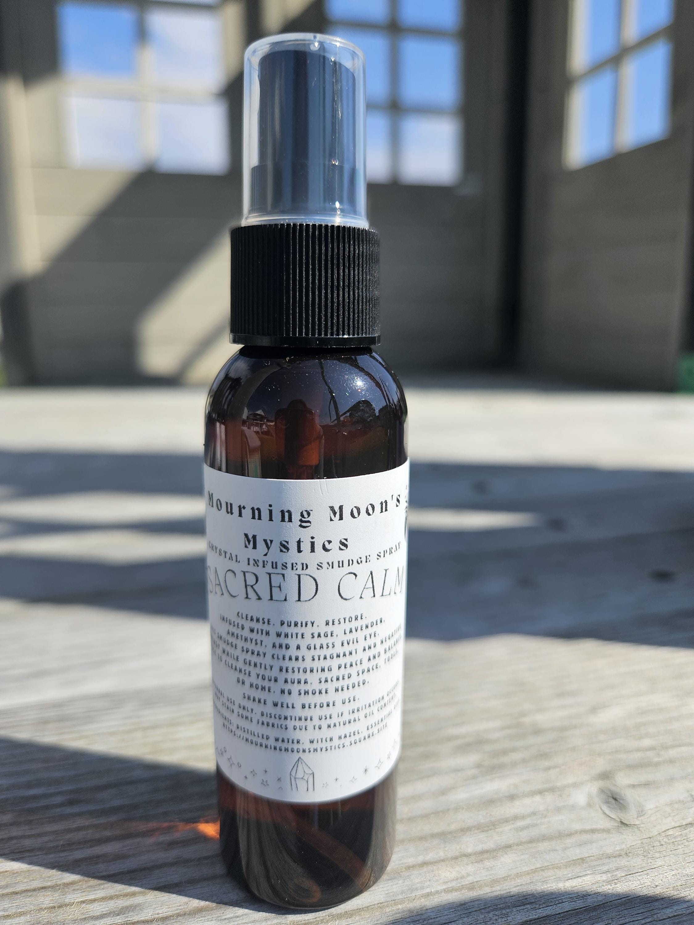 Crystal-Infused Smudge Sprays