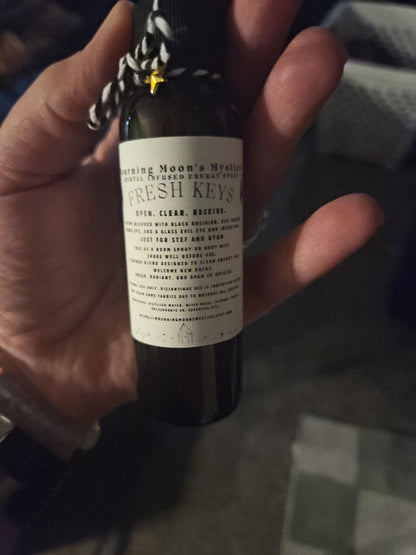 Custom Crystal-Infused Energy Mist | Personalized Label Spray | Attraction, Protection, Abundance Ritual Mist | Witchy Gift