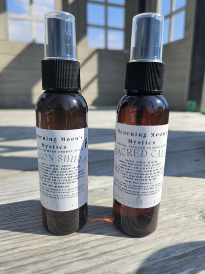 Crystal-Infused Smudge Sprays