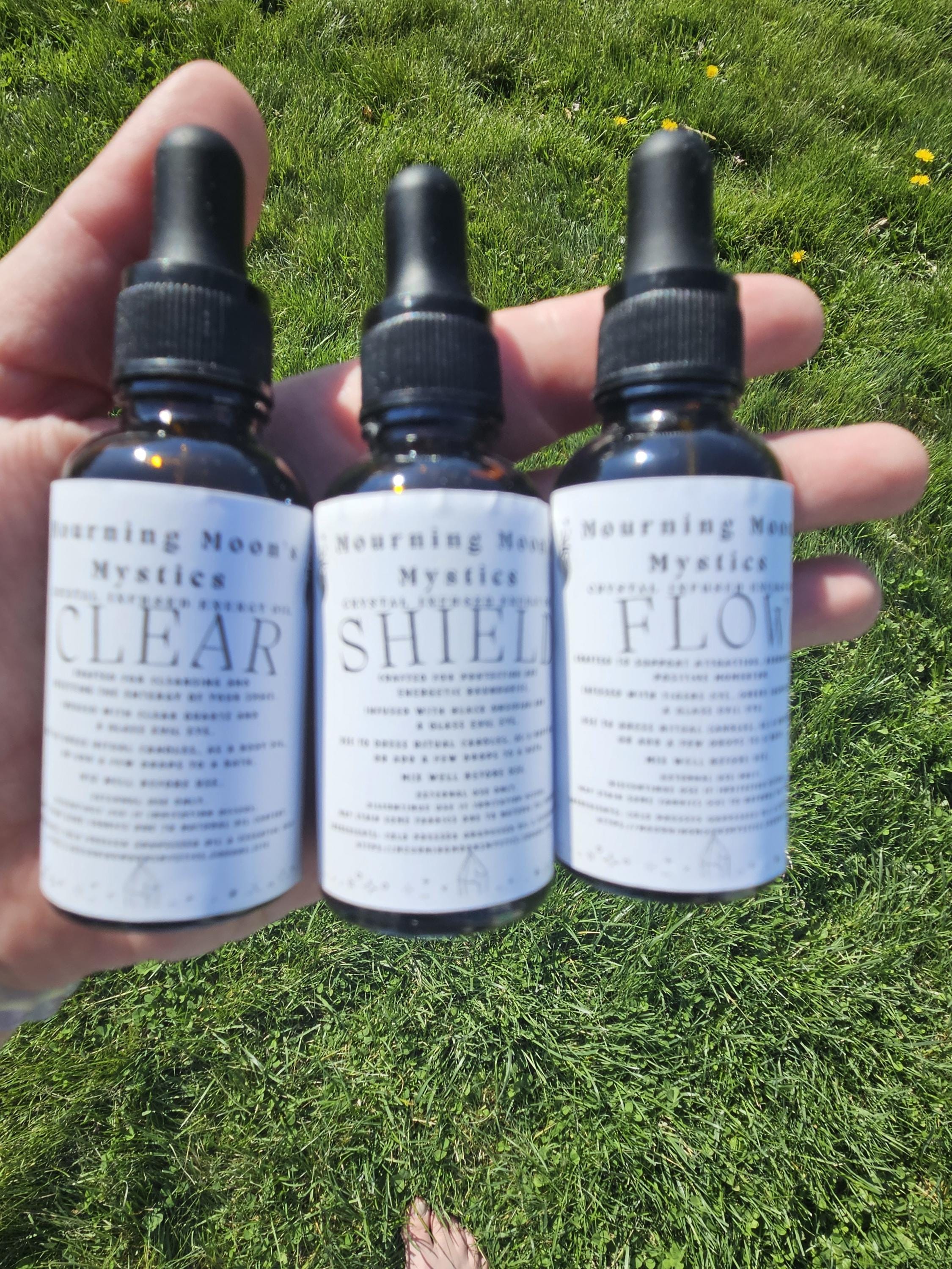 Goddess Ritual Oil | Crystal Infused Rose Gold Shimmer Body Oil (2 oz)