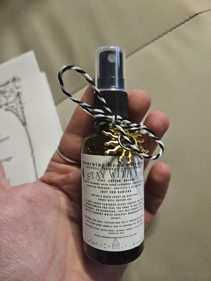 Custom Crystal-Infused Energy Mist | Personalized Label Spray | Attraction, Protection, Abundance Ritual Mist | Witchy Gift