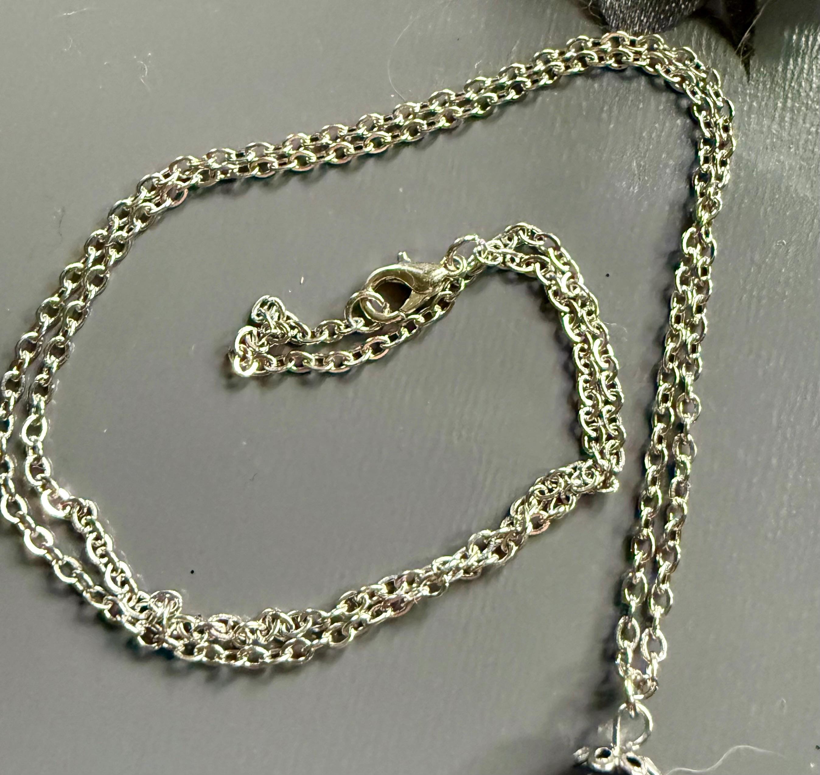 Goddess Hekate’s Wheel Pendant Necklace with Obsidian and Moonstone.