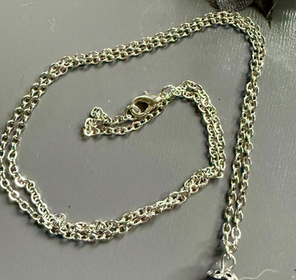 Goddess Hekate’s Wheel Pendant Necklace with Obsidian and Moonstone.