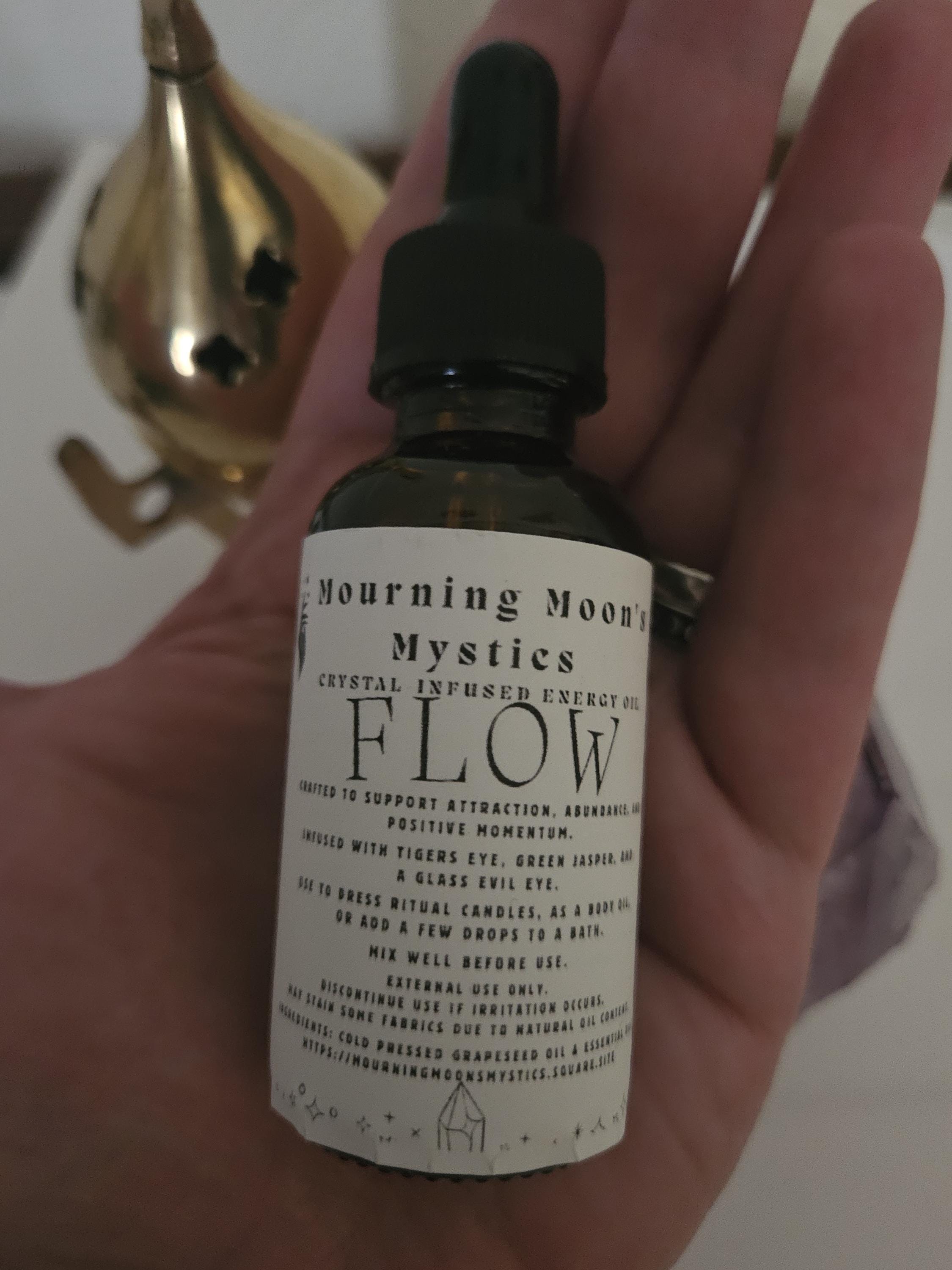 Custom Reiki-Infused Ritual Oil | Personalized Intuitive Spiritual Oil for Manifestation, Protection, Healing &amp; Intention Work