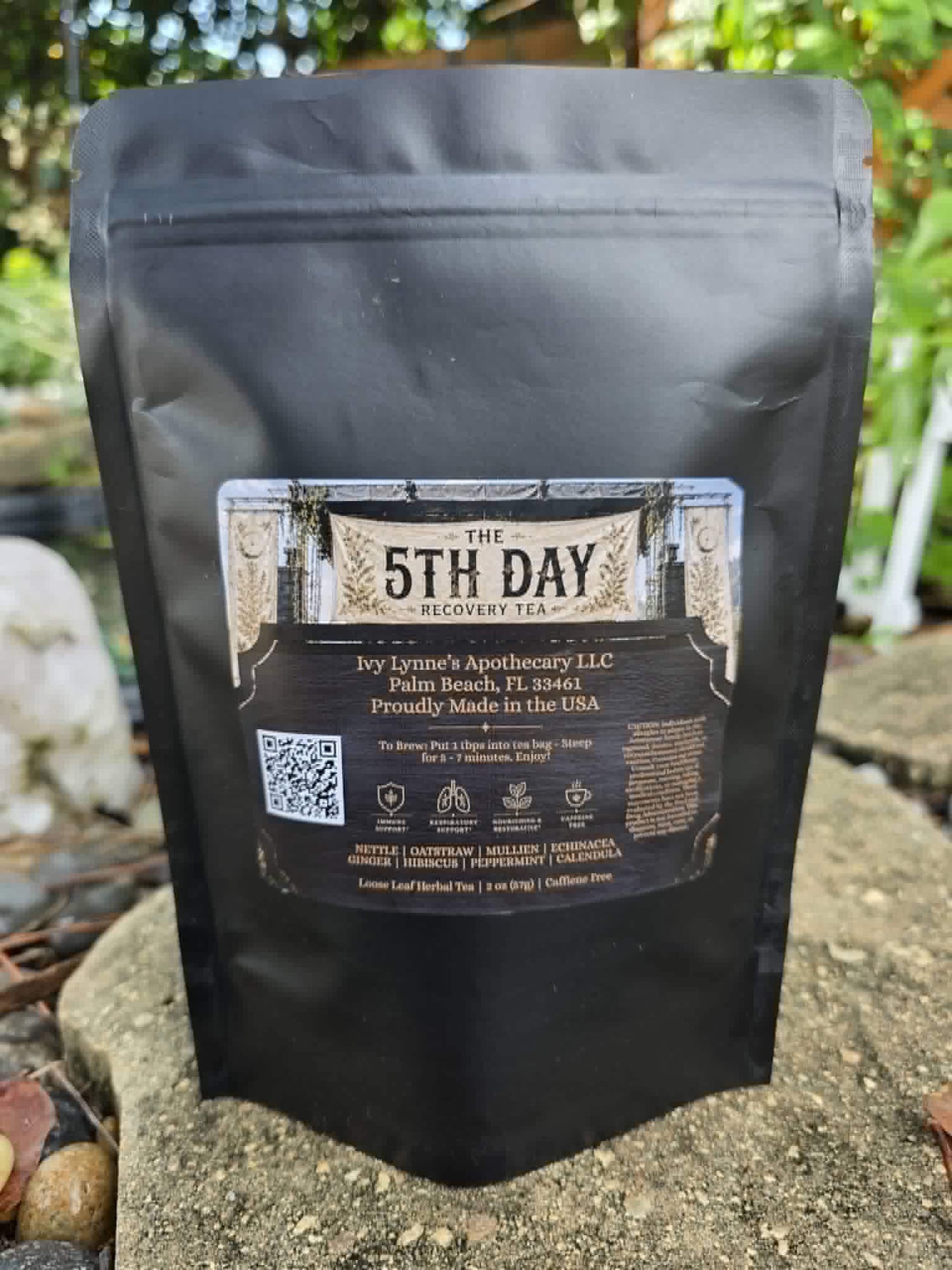 The 5th Day Tea | Caffeine-Free Loose Leaf Herbal Blend