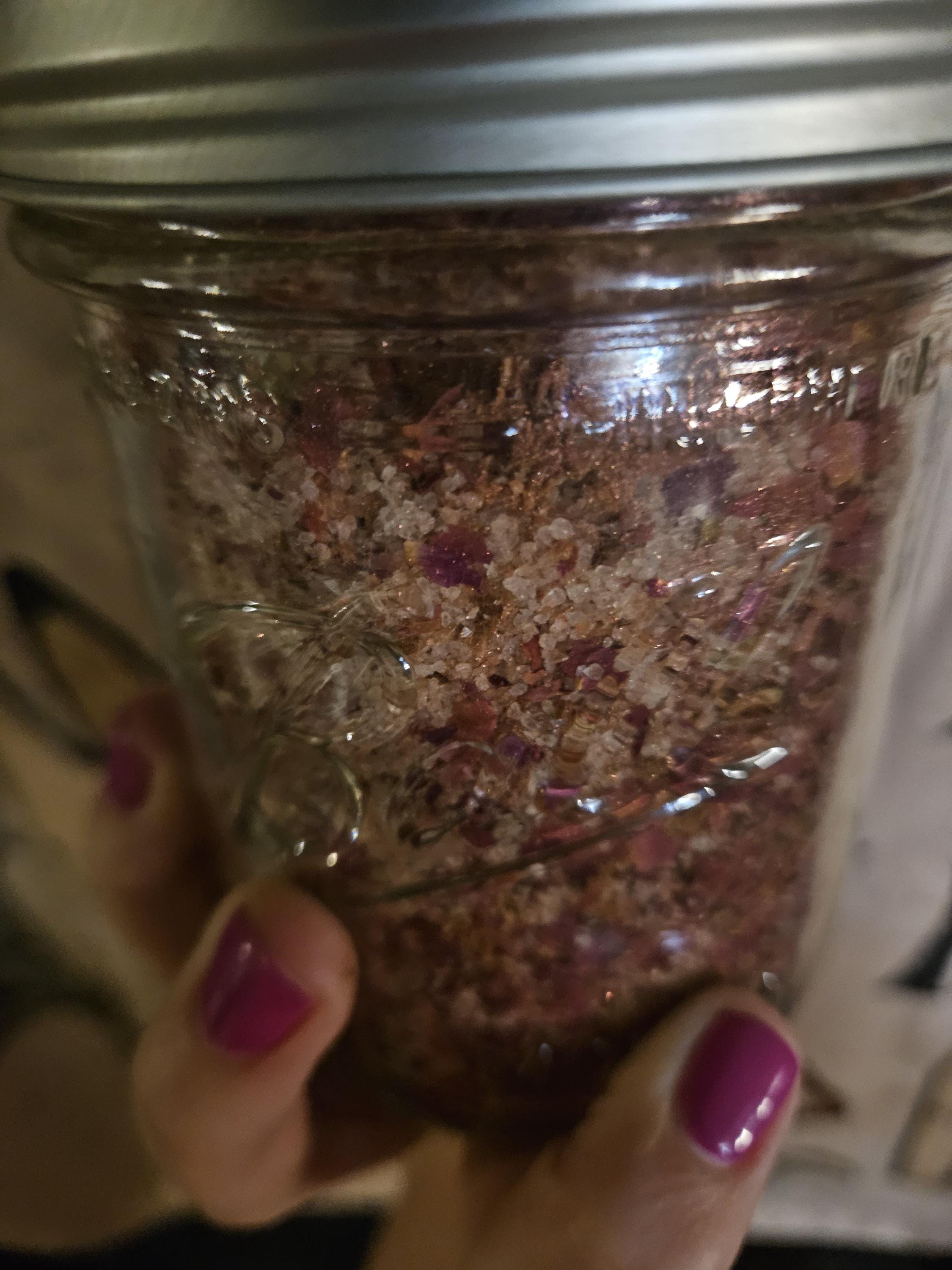 Red Ritual Salt | Passion and Courage Ritual Salt | Moon Charged Blend for Confidence, Fire Energy and Manifestation
