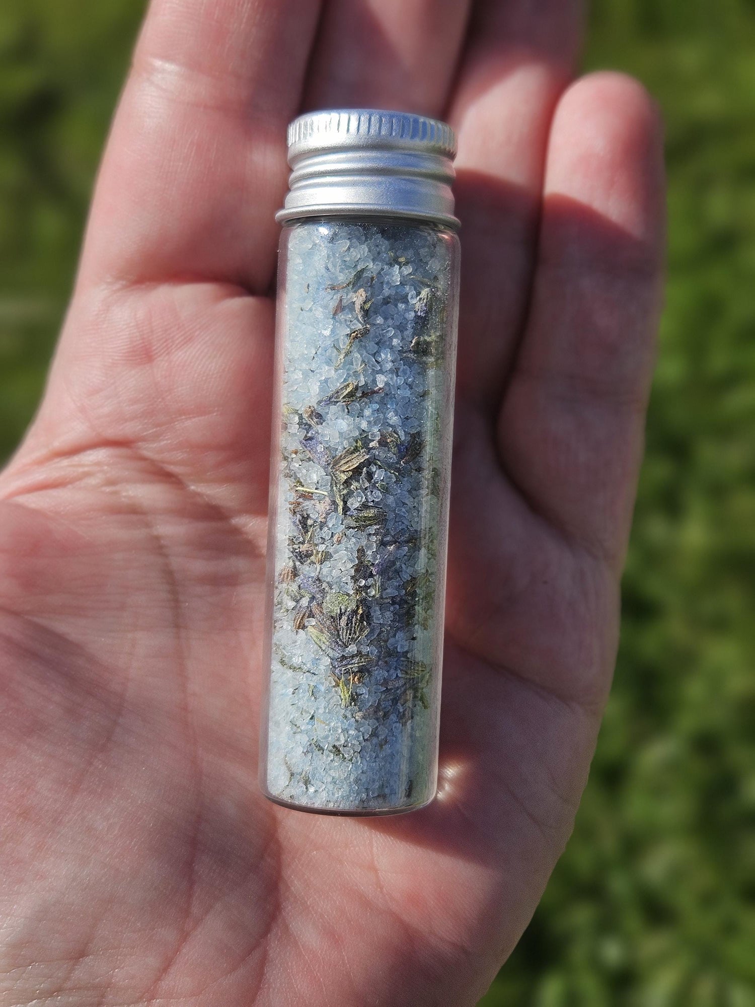 Blue Ritual Salt | Peace and Healing Moon Salt | Ritual Salt for Calm, Emotional Balance and Sacred Space Work