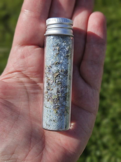 Blue Ritual Salt | Peace and Healing Moon Salt | Ritual Salt for Calm, Emotional Balance and Sacred Space Work