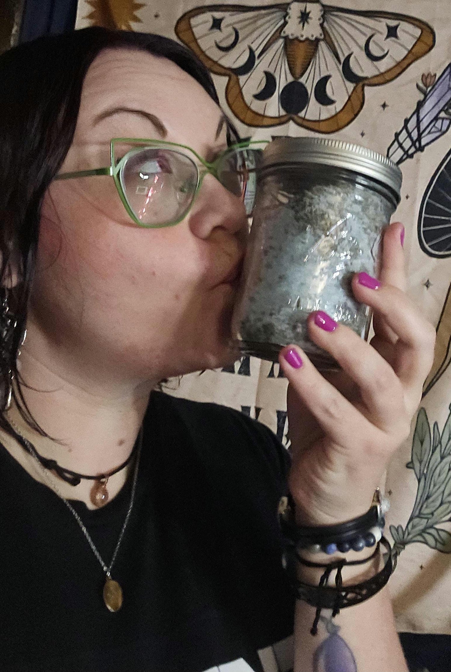 Blue Ritual Salt | Peace and Healing Moon Salt | Ritual Salt for Calm, Emotional Balance and Sacred Space Work