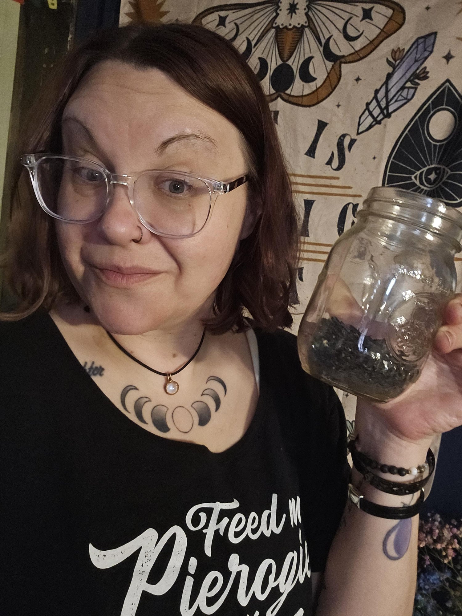 Black Ritual Salt | Protection and Banishing Salt | Dark Moon Crafted Witchcraft Tool for Warding and Spiritual Protection