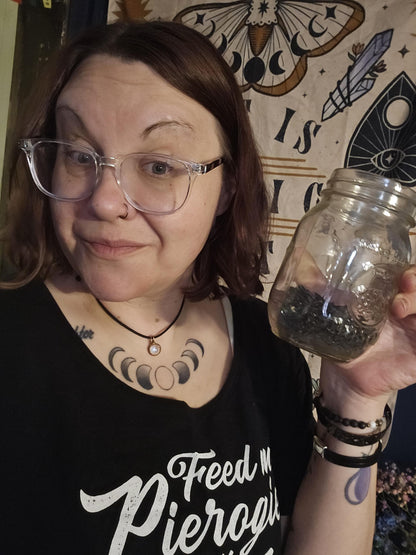 Black Ritual Salt | Protection and Banishing Salt | Dark Moon Crafted Witchcraft Tool for Warding and Spiritual Protection