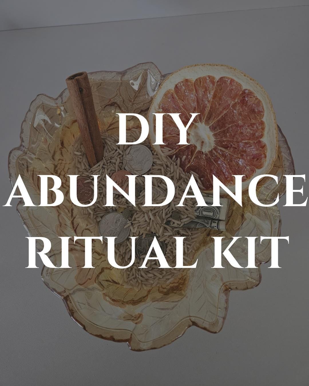 DIY Abundance Ritual Kit | Build Your Own Prosperity Bowl | Money Bowl Supplies | Wealth Manifestation Ritual Set