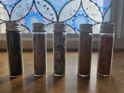 Lunar Alchemy Collection | Moon Phase Ritual Salt Set | Handcrafted Witchcraft Salts for Protection, Prosperity, Intuition &amp; Ritual Work