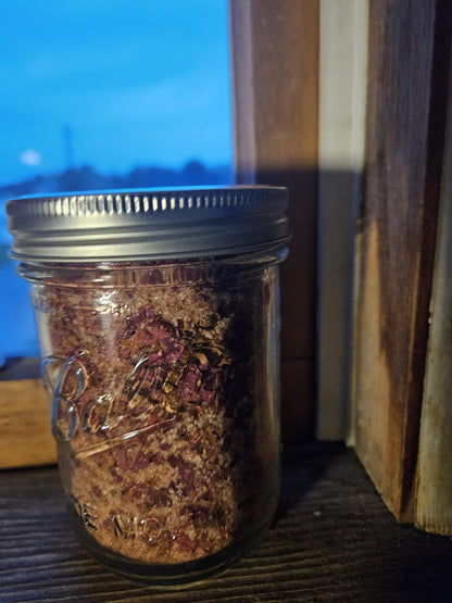 Red Ritual Salt | Passion and Courage Ritual Salt | Moon Charged Blend for Confidence, Fire Energy and Manifestation