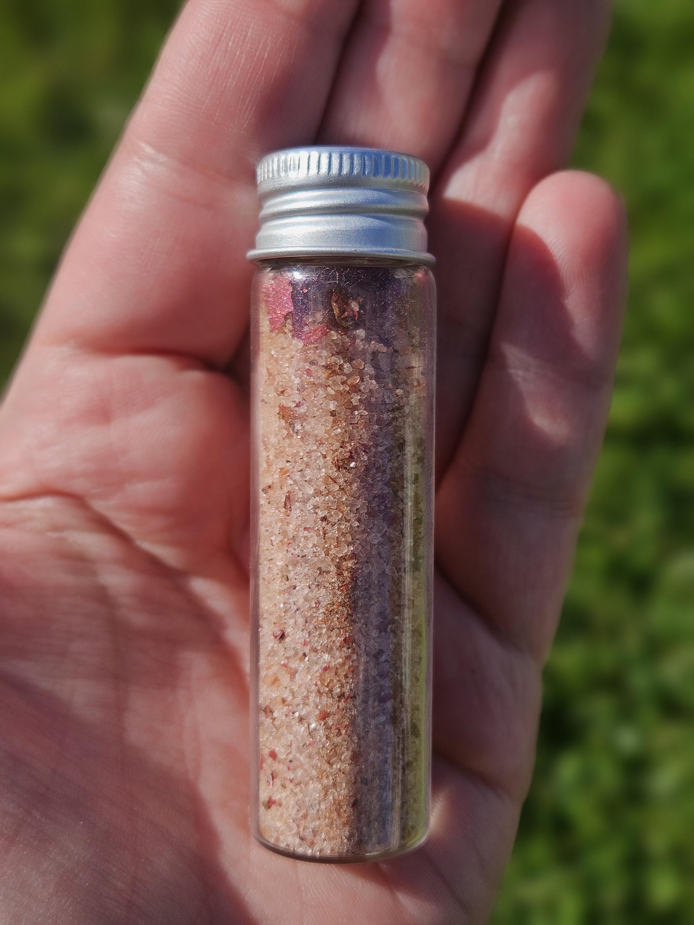 Red Ritual Salt | Passion and Courage Ritual Salt | Moon Charged Blend for Confidence, Fire Energy and Manifestation