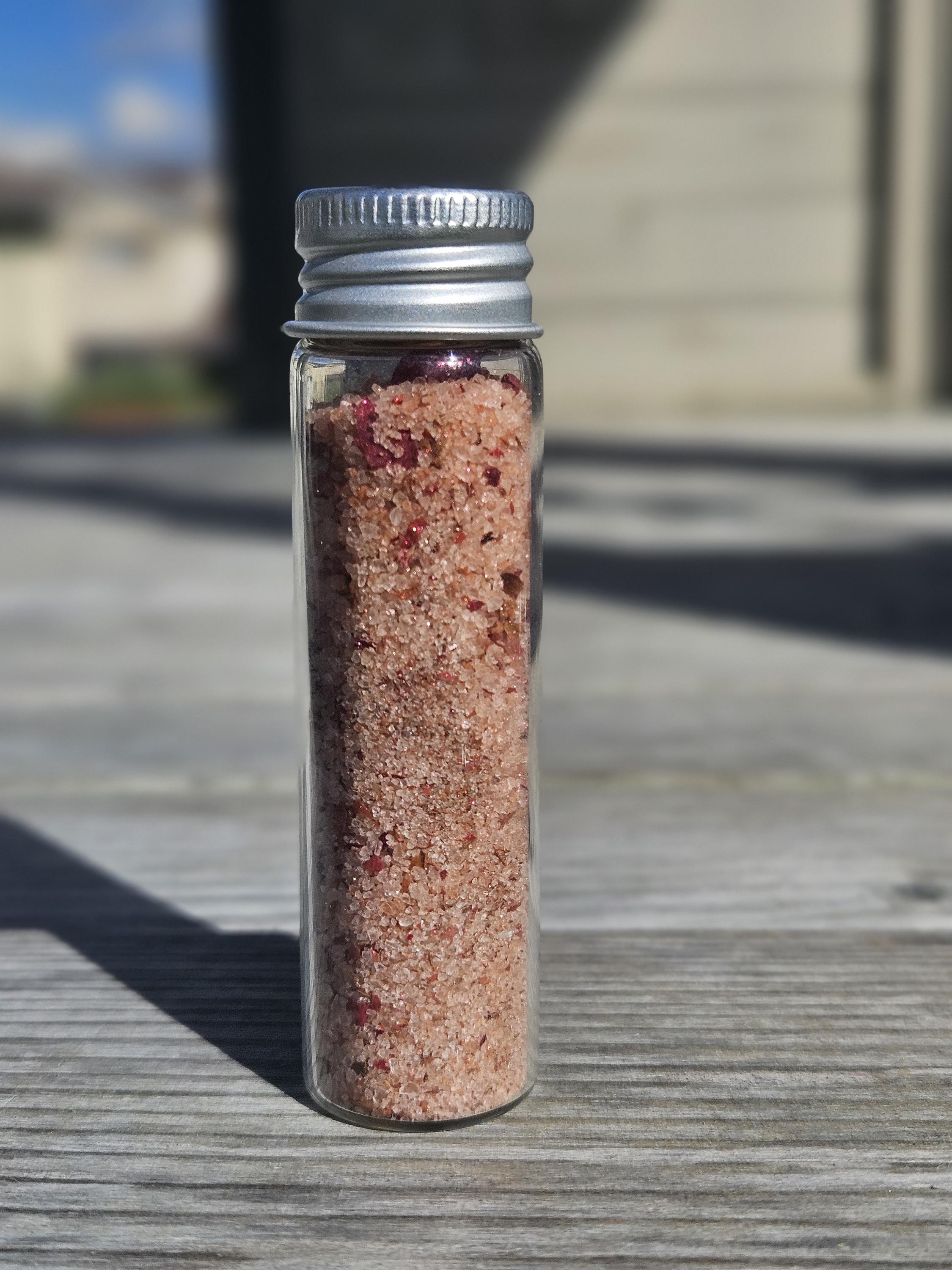 Red Ritual Salt | Passion and Courage Ritual Salt | Moon Charged Blend for Confidence, Fire Energy and Manifestation