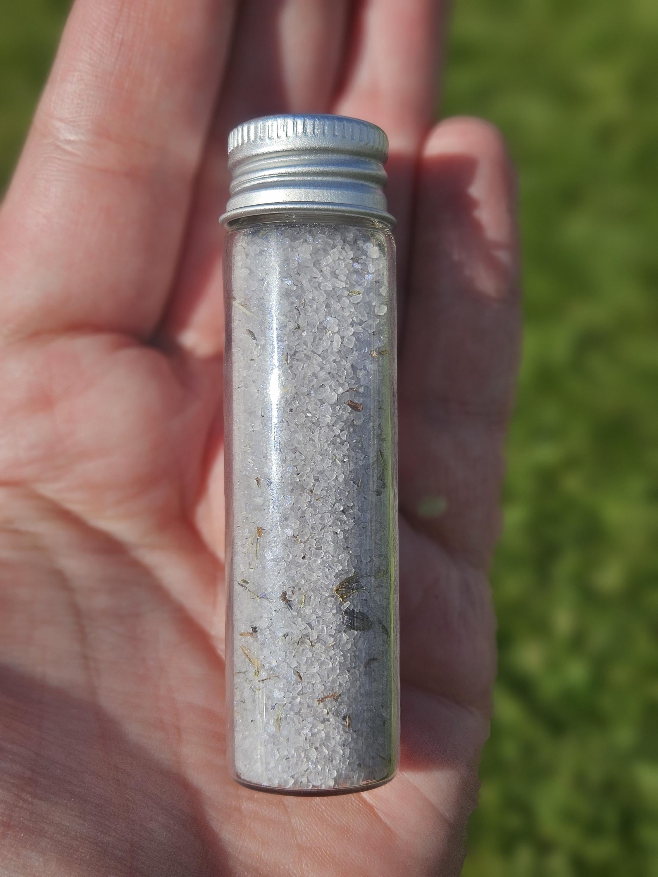 Purple Ritual Salt | Intuition and Divination Salt | Full Moon Crafted Ritual Blend for Psychic Work and Spiritual Sight