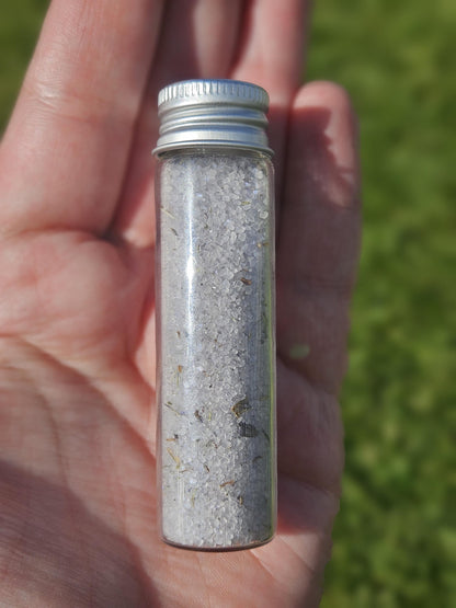 Purple Ritual Salt | Intuition and Divination Salt | Full Moon Crafted Ritual Blend for Psychic Work and Spiritual Sight