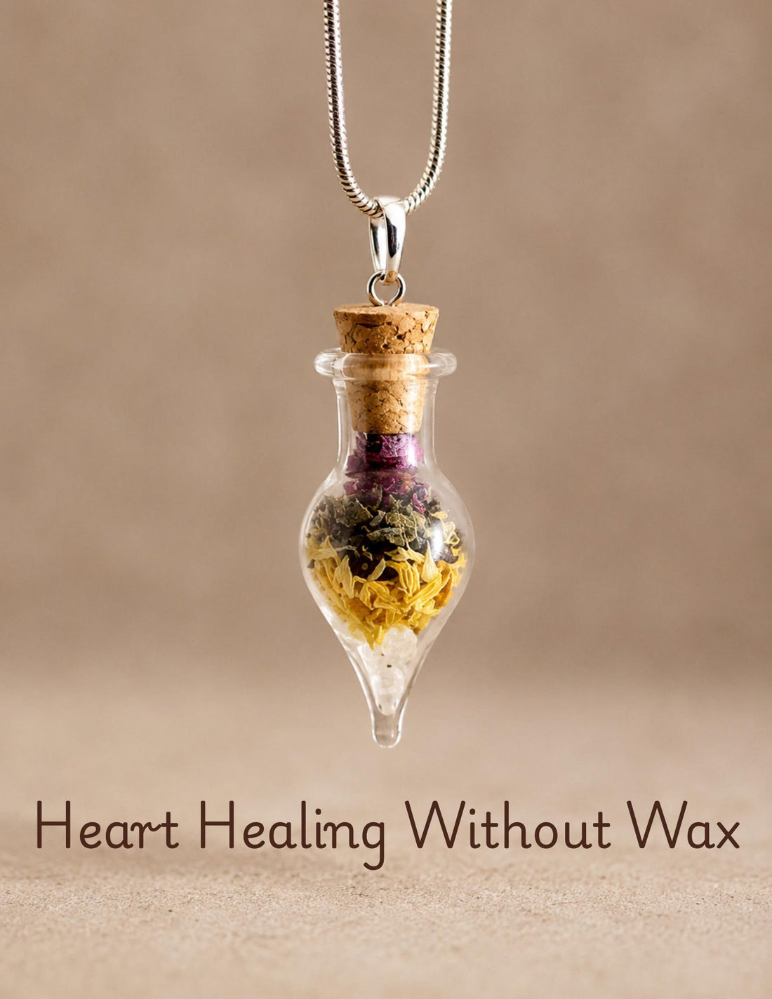 Intentional Spell Jar Necklace • Handmade Ritual Pendant for Protection, Love, Healing &amp; Custom Intentions