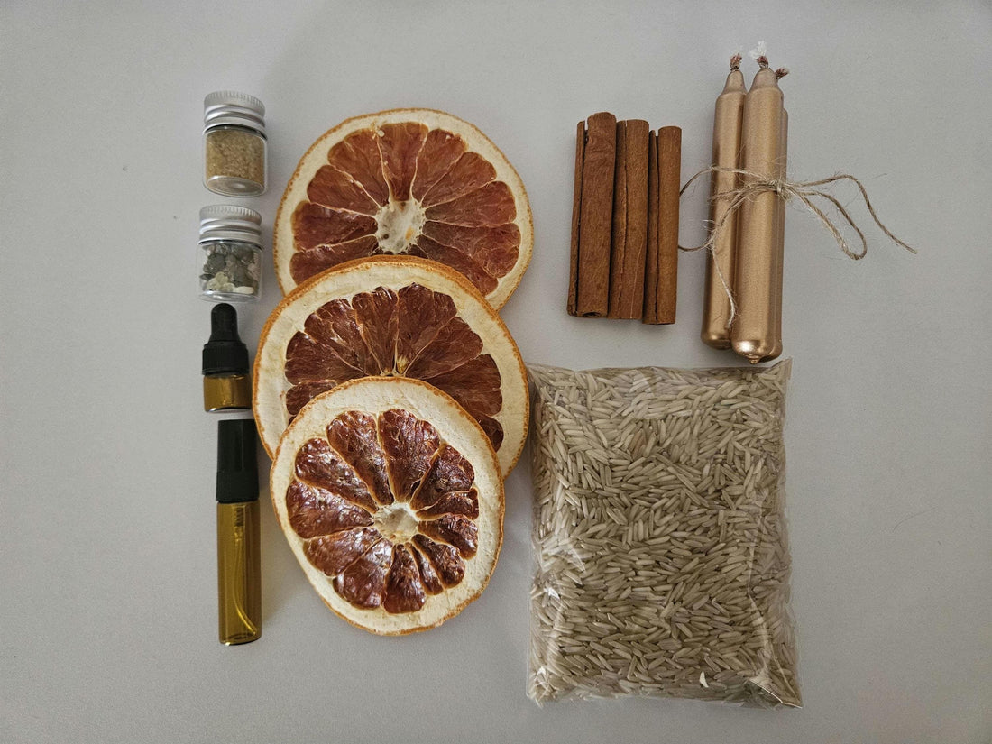 DIY Abundance Ritual Kit | Build Your Own Prosperity Bowl | Money Bowl Supplies | Wealth Manifestation Ritual Set