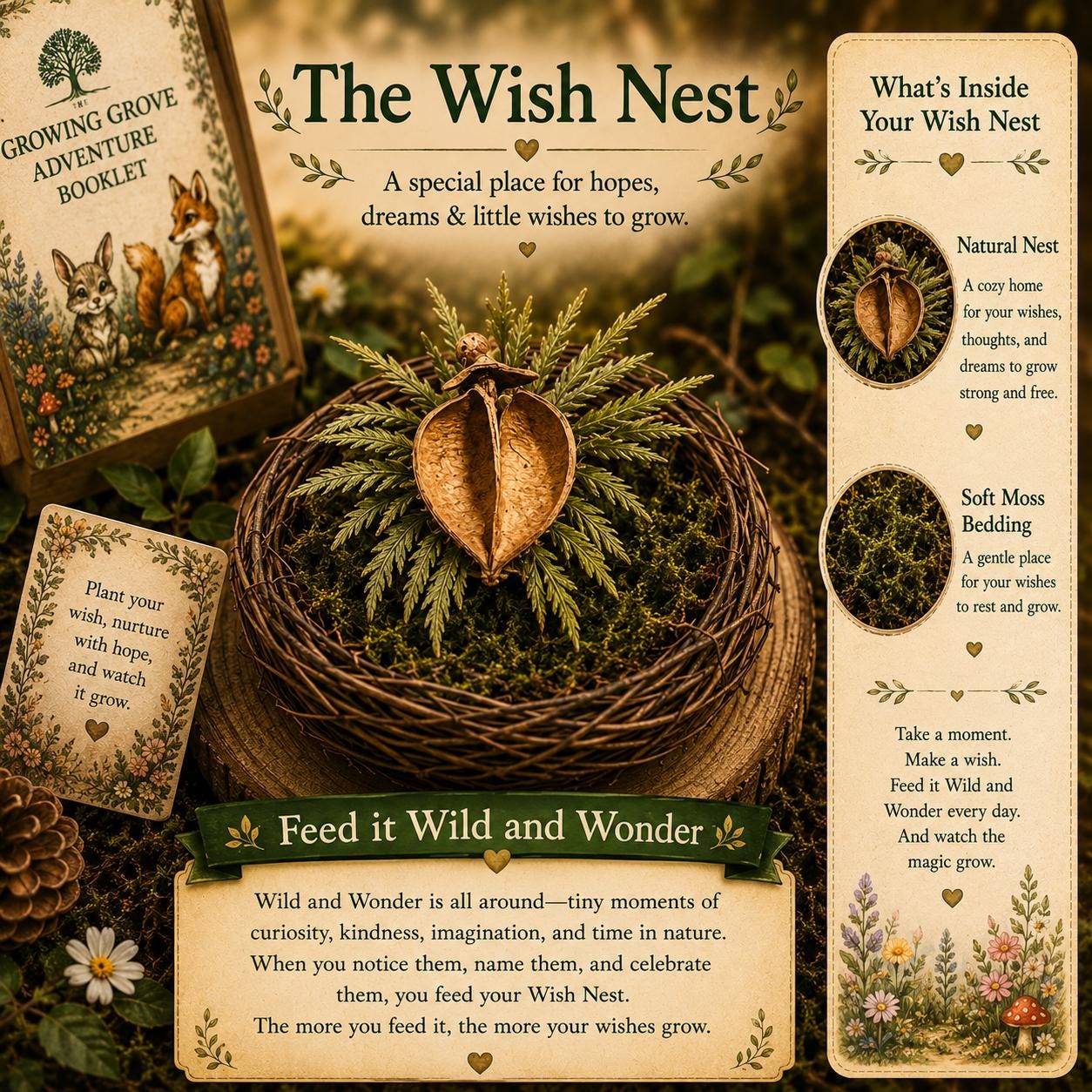 Bright Beginnings Adventure Kit | Growth Mindset Nature Activity for Kids | Rabbit Companion Gift | Growing Grove Collection | Nature Kit