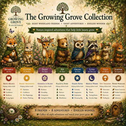 Tiny Treasures Adventure Kit | Gratitude Nature Discovery Activity for Kids | Woodland Companion Gift | Growing Grove Collection for Kids