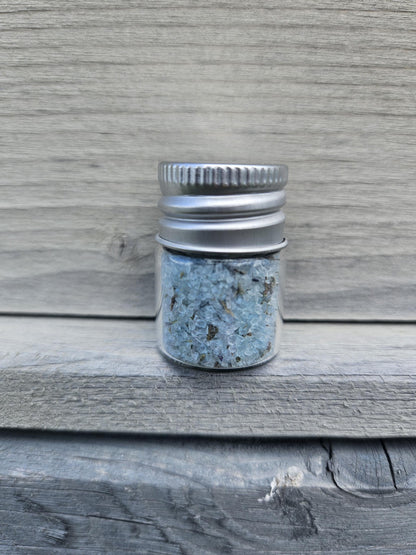 Ritual Salt Sample Set | Moon Phase Herbs, Crystals for Protection, Prosperity, Intuition