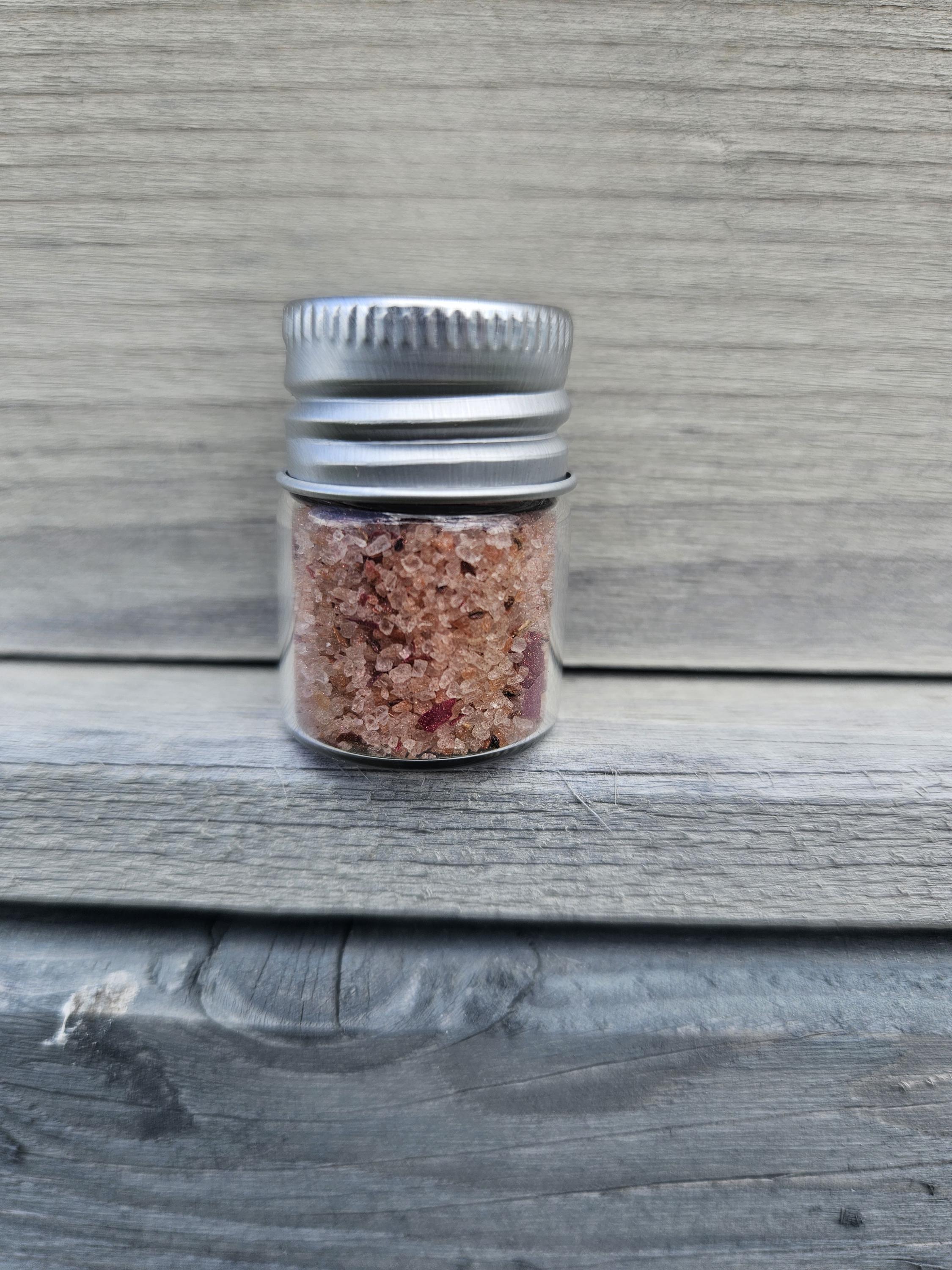 Ritual Salt Sample Set | Moon Phase Herbs, Crystals for Protection, Prosperity, Intuition