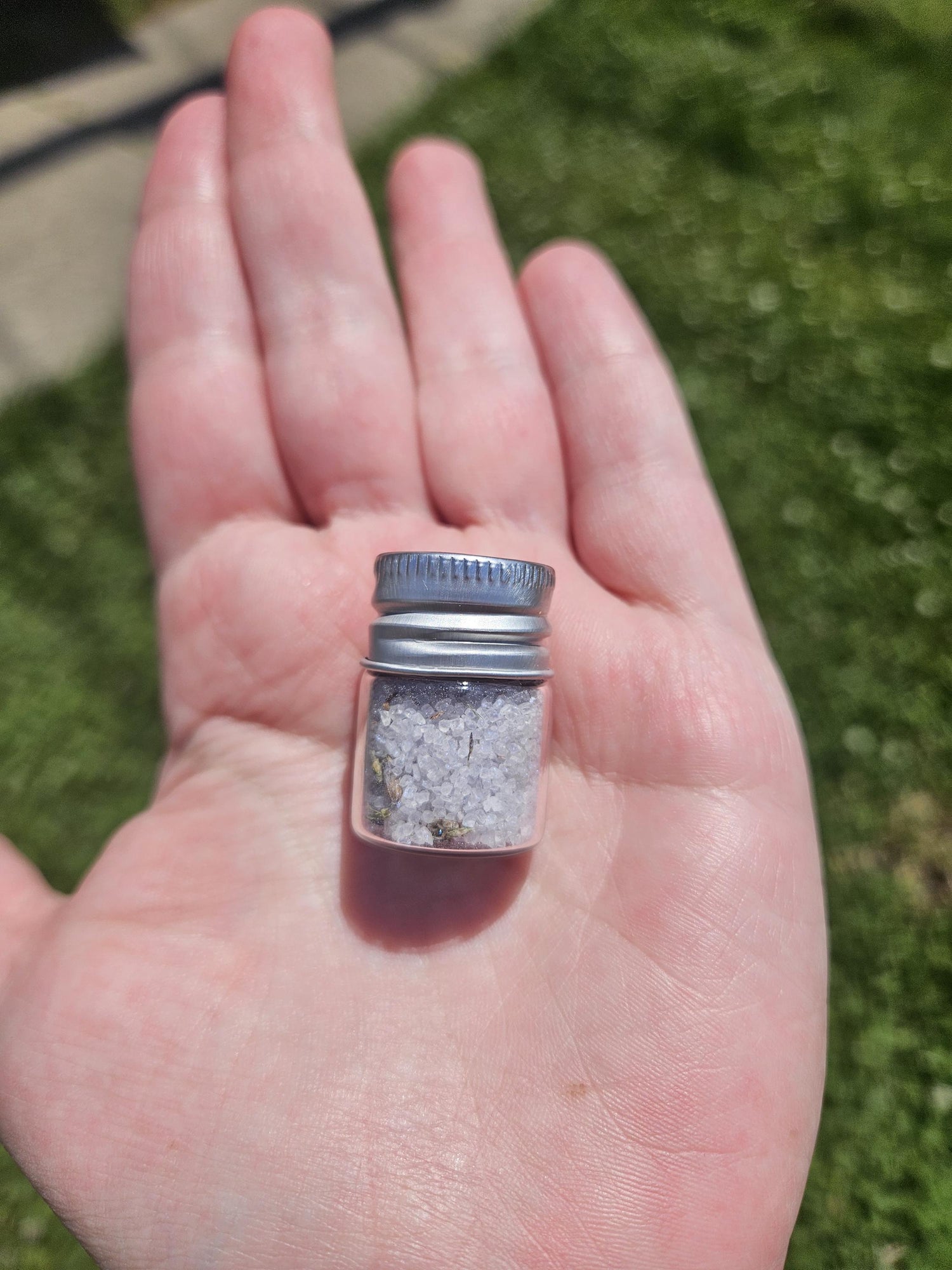 Ritual Salt Sample Set | Moon Phase Herbs, Crystals for Protection, Prosperity, Intuition