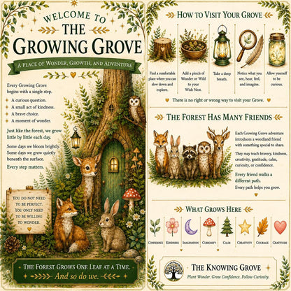 Kindness in Bloom Adventure Kit | Kindness Empathy Activity for Kids | Deer Companion Gift | Growing Grove Collection | Nature Gift For Kid