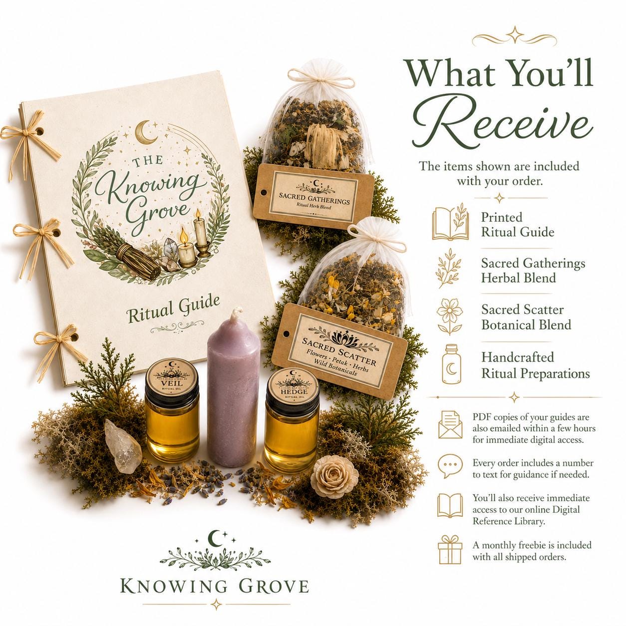 Intention Setting Spellwork Guide | Witchcraft Ritual Kit (PDF)