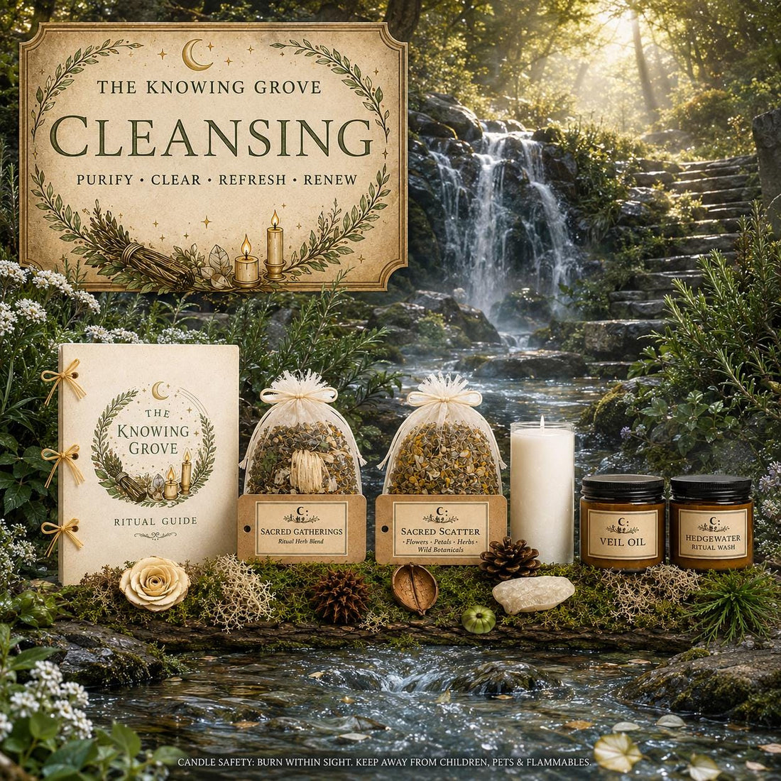 Cleansing Spellwork Guide | Clear Negative Energy, Restore Peace (Beginner Witch PDF)