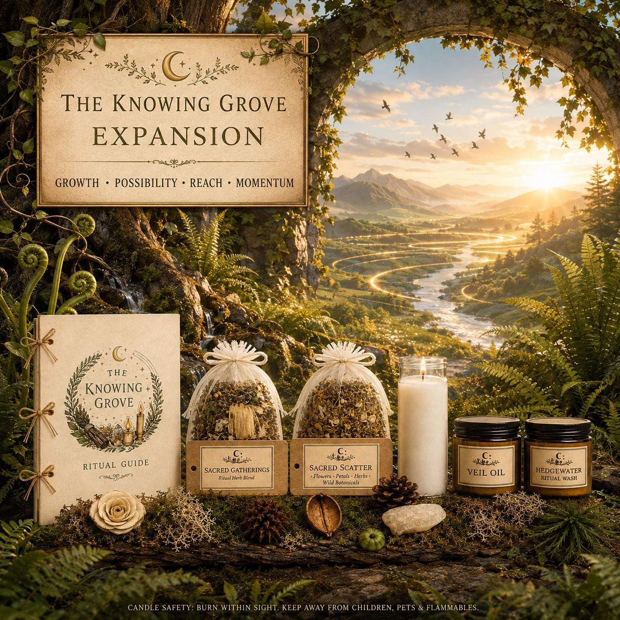 Growth Spell Kit | Abundance, Potential, New Opportunities (Witchcraft PDF)