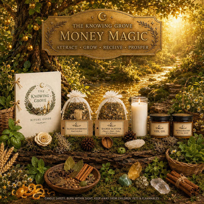 Money Magic Spell Kit, Financial Intention Ritual Tools (Printed + Digital)